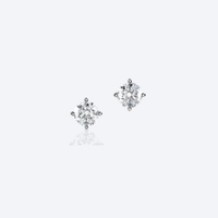 Moon N' Back Korvakorut 2x 0.50-1.00ct Nappi Briljantti HP
